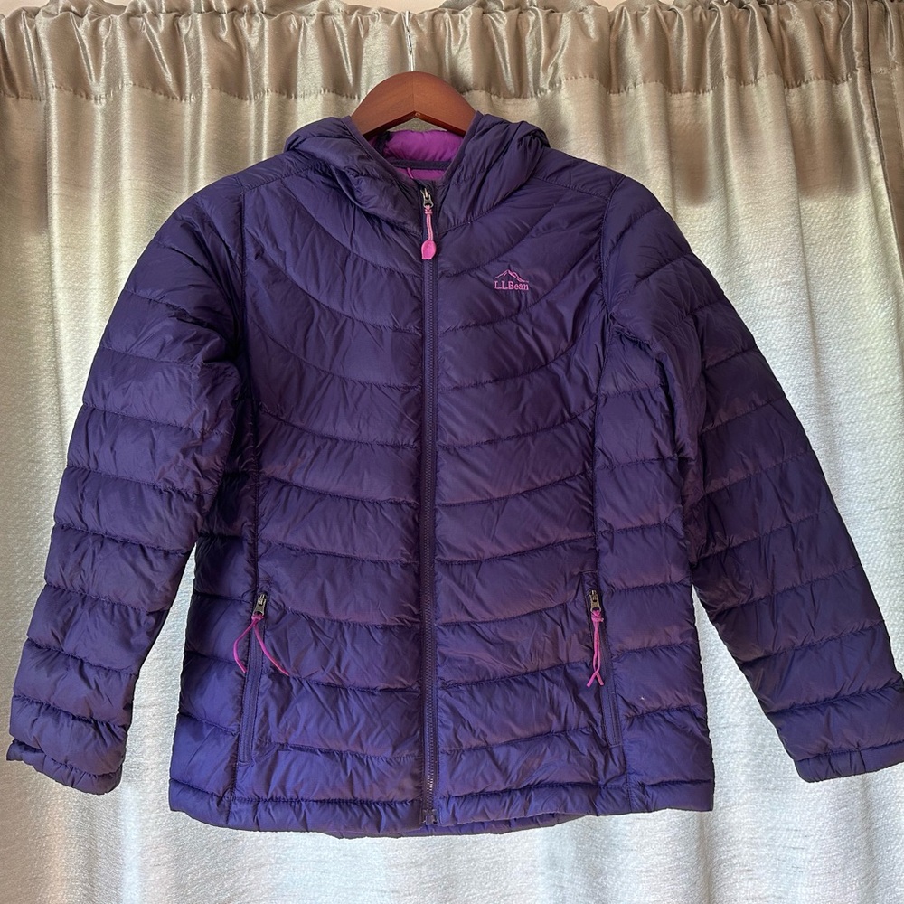 LL Bean stow away puffer jacket